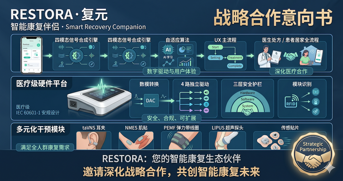 RESTORA · 复元 Strategic Partnership Invitation · 战略合作意向书